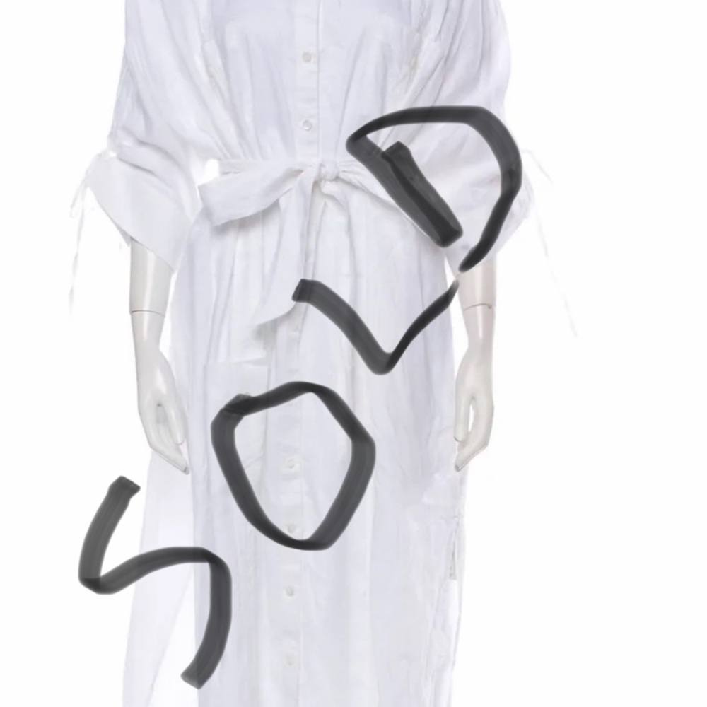 Miguelina White Maxi Dress